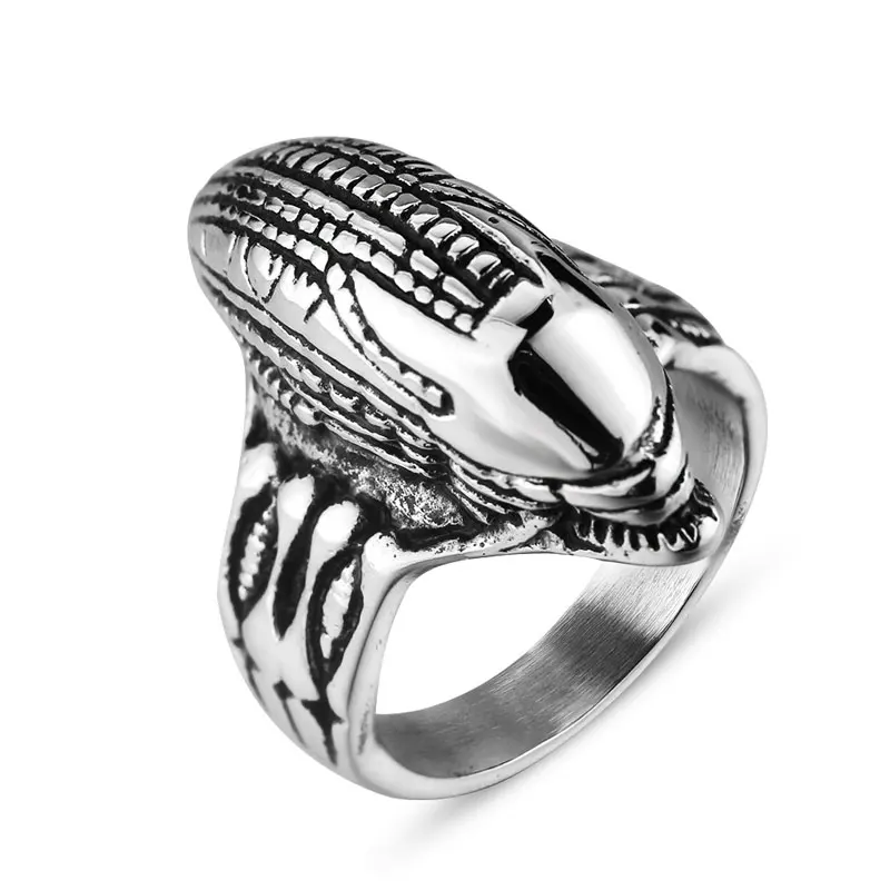 Titanium Steel Ring - للجنسين في الهواء الطلق EDC التيتانيوم