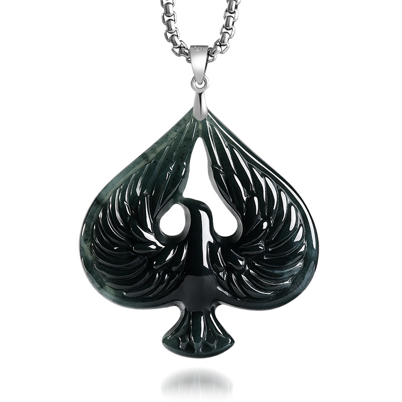 Jewelry & Watches Sp Zo O - قلادة من الفضة S925 مع حجر