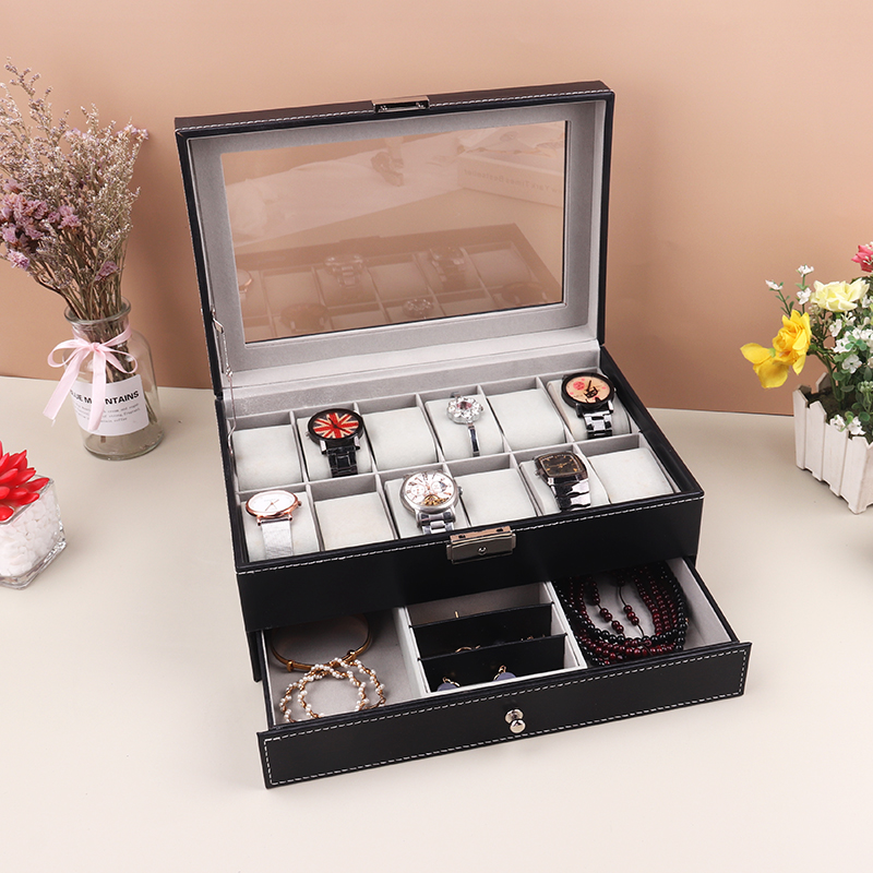 12 شبكة ساعة صندوق بو الجلود و - مراجعة Best Jewelry Watches وسعره