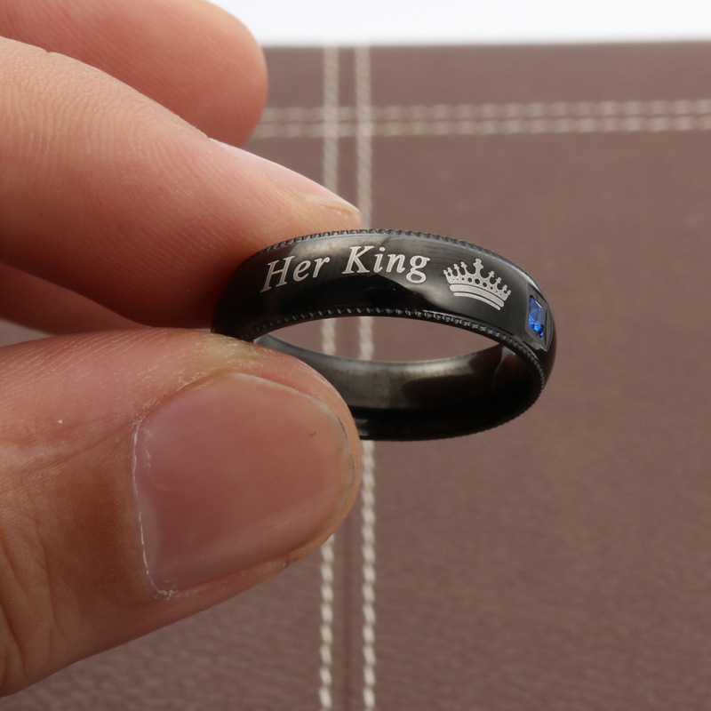 خاتم بسيط للأزواج من التيتانيو - مراجعة Titanium Steel Ring وسعره