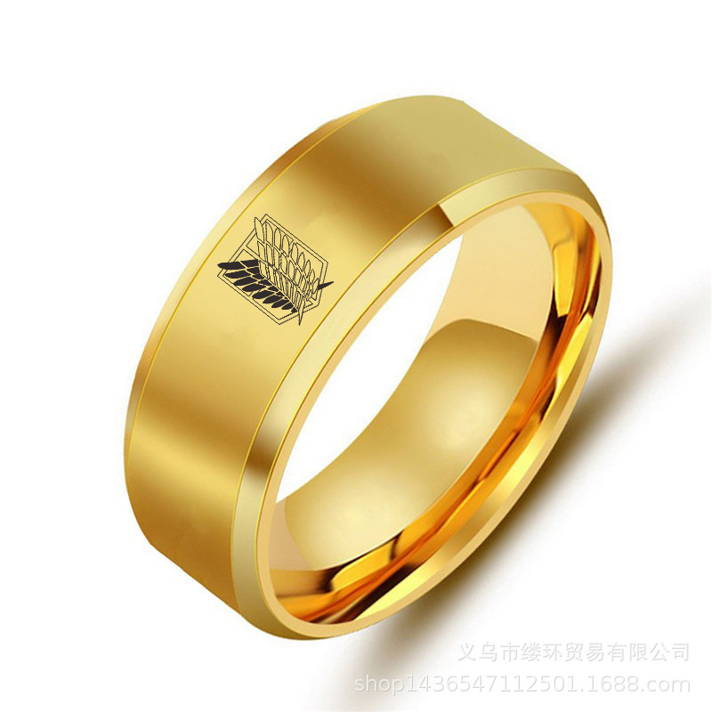 5 ألوان هجوم على تيتان الأسود  - مراجعة Titanium Steel Ring وسعره