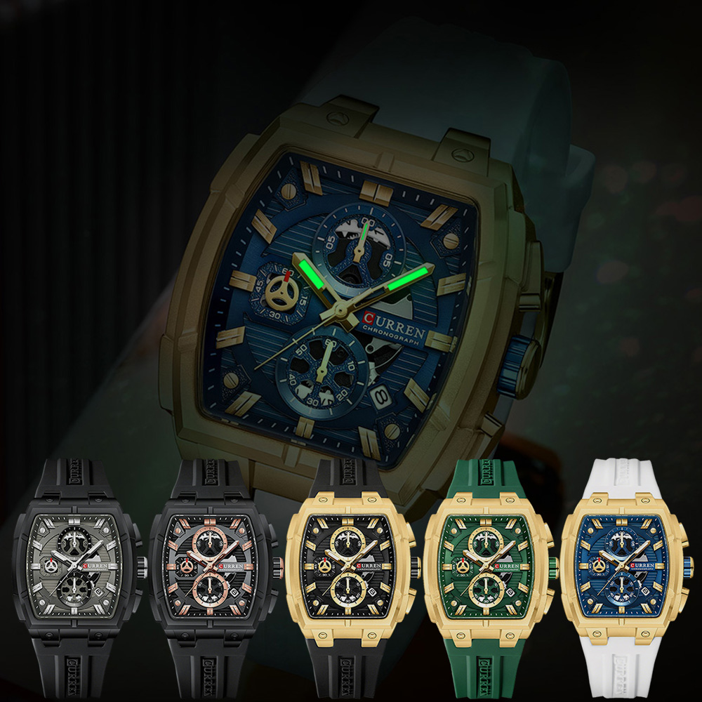 ساعة CURREN الفاخرة للرجال، سا - مراجعة Jewelry For Watches وسعره