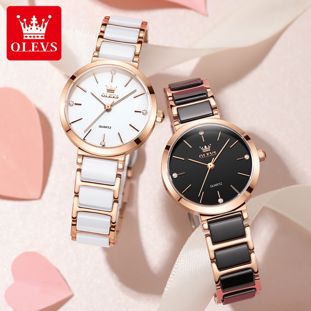OLEVS ساعة نسائية 5877 ساعة كو - مراجعة Jewelry For Watches وسعره