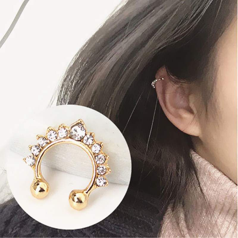 حلقات الأنف المزيفة على شكل حر - مراجعة Ear Cuff No Piercing وسعره