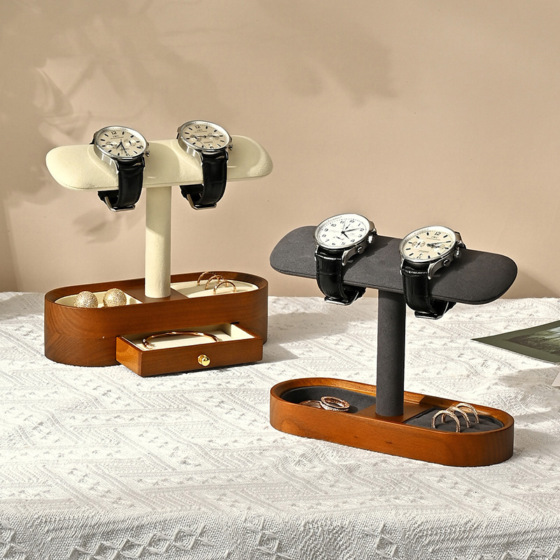 Oirlv خشب متين ساعة منظم الرف  - مراجعة Jewelry Organizer Watches وسعره
