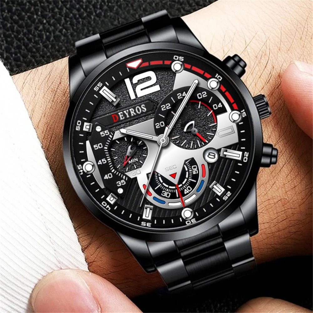3 قطعة/المجموعة أزياء الرجال و - مراجعة Best Jewelry Watches وسعره