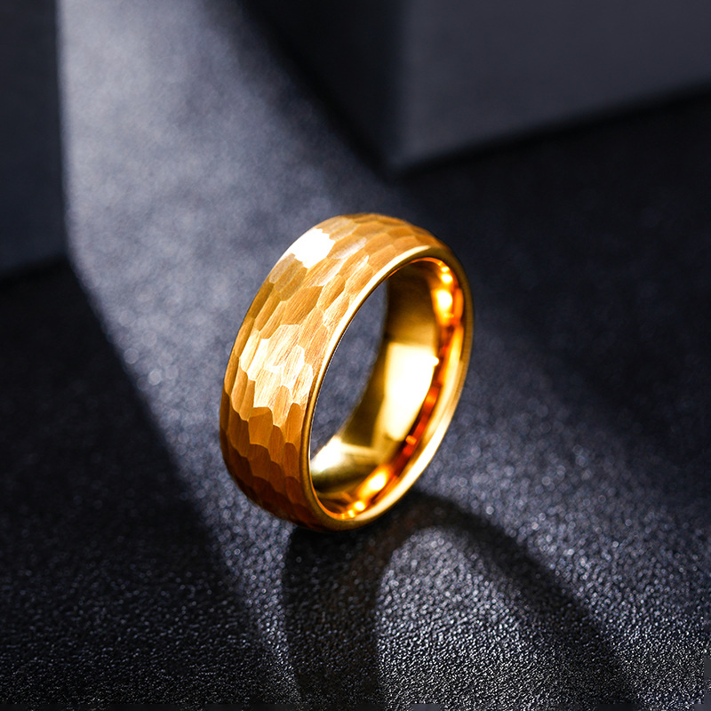 خواتم تيتانيوم مطروقة متعددة ا - مراجعة Titanium Steel Ring وسعره