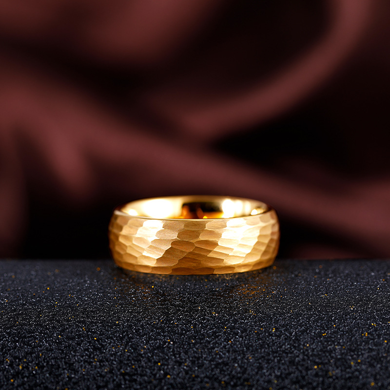 خواتم تيتانيوم مطروقة متعددة ا - مراجعة Titanium Steel Ring وسعره