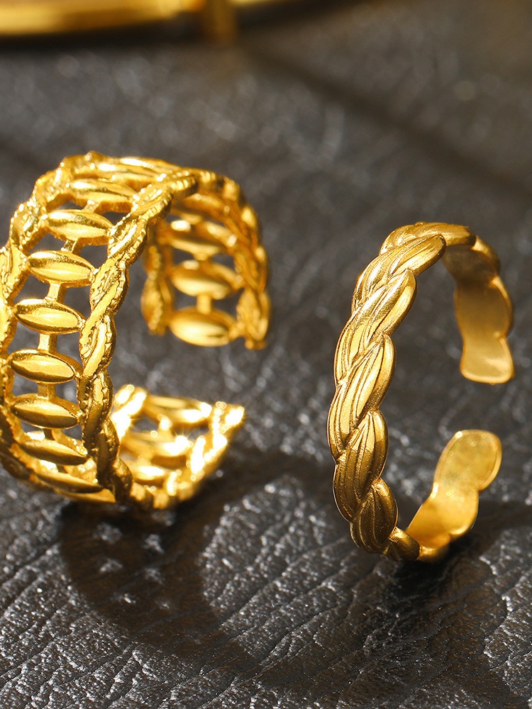 خاتم مفتوح من التيتانيوم الصلب - مراجعة Titanium Steel Ring وسعره
