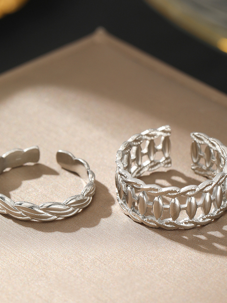 خاتم مفتوح من التيتانيوم الصلب - مراجعة Titanium Steel Ring وسعره