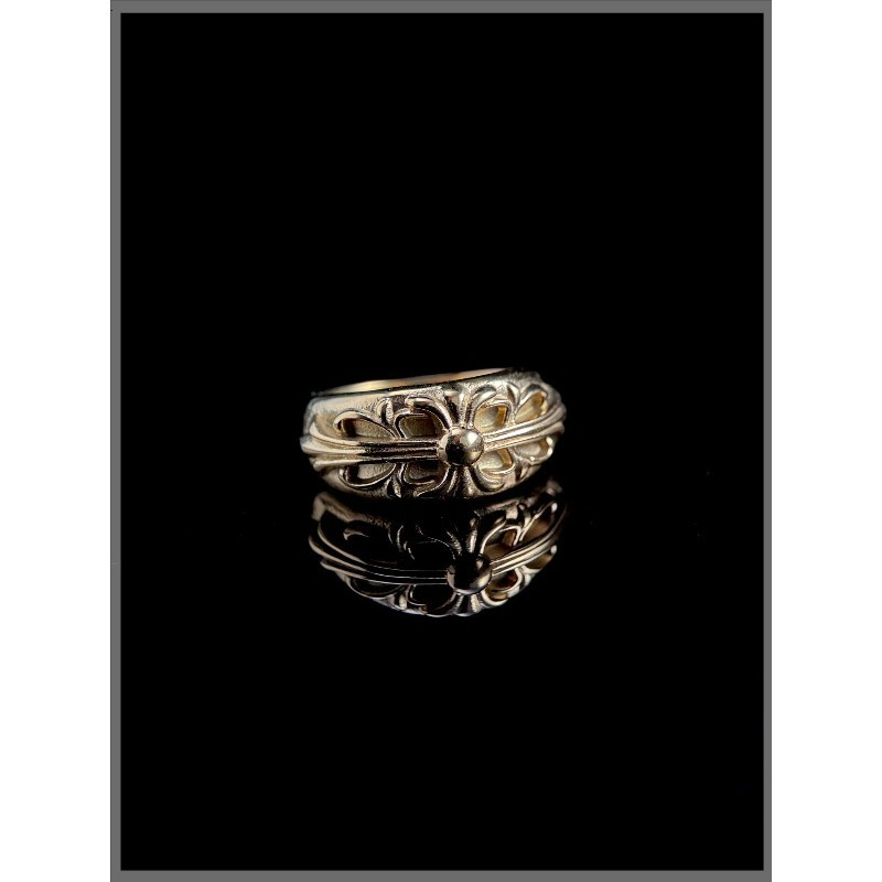 خاتم ذهبي بتصميم قوس قزح، مجوه - مراجعة Titanium Steel Ring وسعره