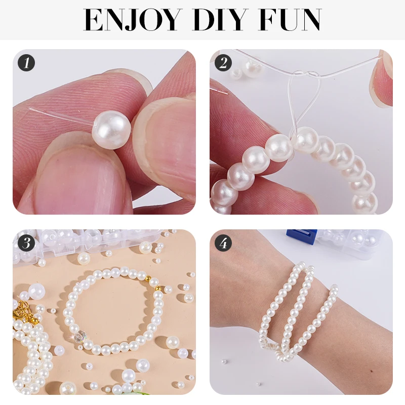 800 قطعة الاصطناعي فو اللؤلؤ ا - مراجعة Pearl Necklace وسعره