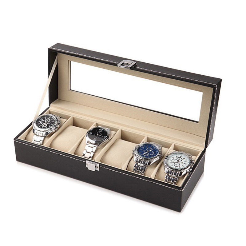 منظم صندوق ساعة من جلد البولي  - مراجعة Best Jewelry Watches وسعره