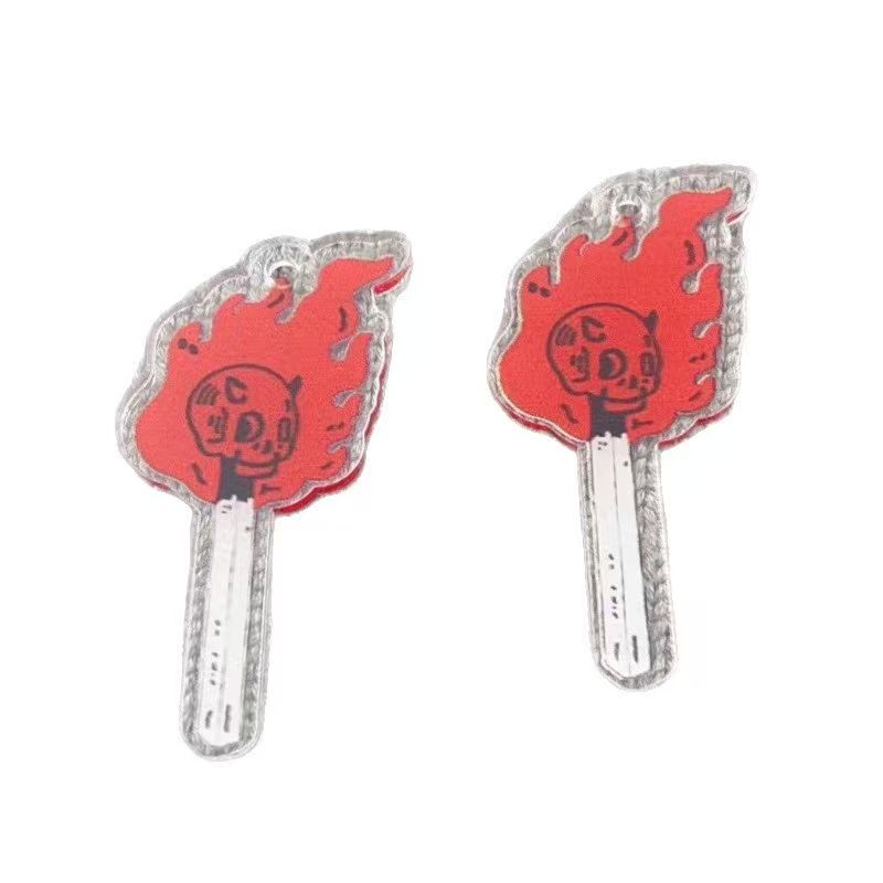 10 قطع من قلادات الجمجمة المصن - مراجعة Drop Earrings وسعره