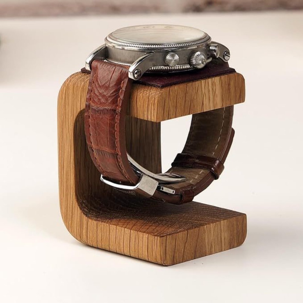 جديد حامل ساعة من الخشب الصلب  - مراجعة Jewelry Organizer Watches وسعره