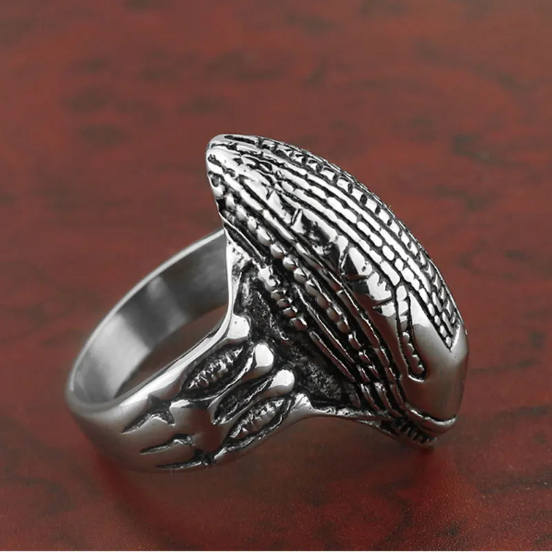 للجنسين في الهواء الطلق EDC ال - مراجعة Titanium Steel Ring وسعره