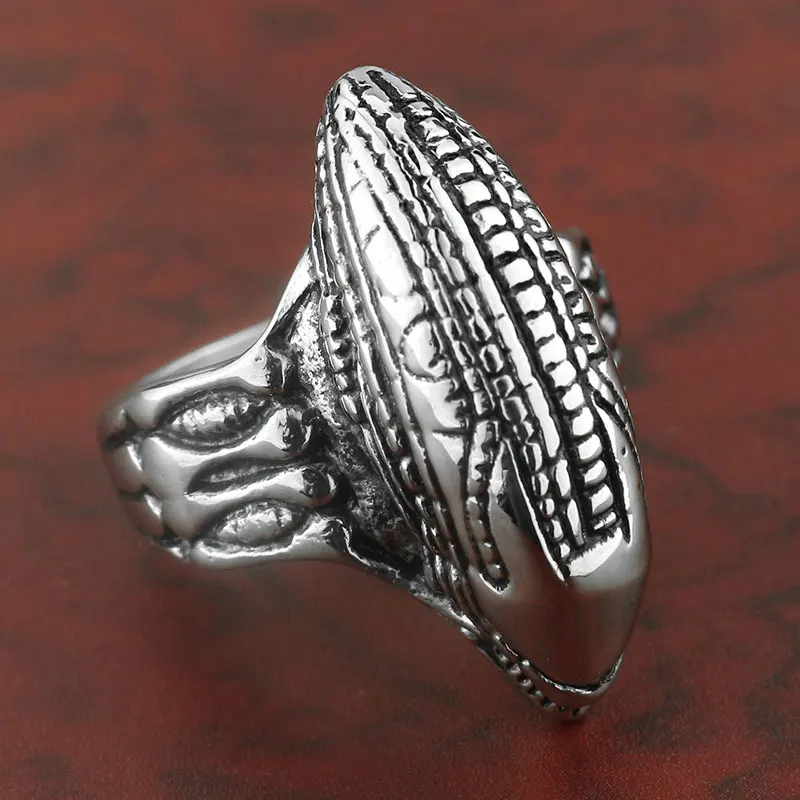 للجنسين في الهواء الطلق EDC ال - مراجعة Titanium Steel Ring وسعره