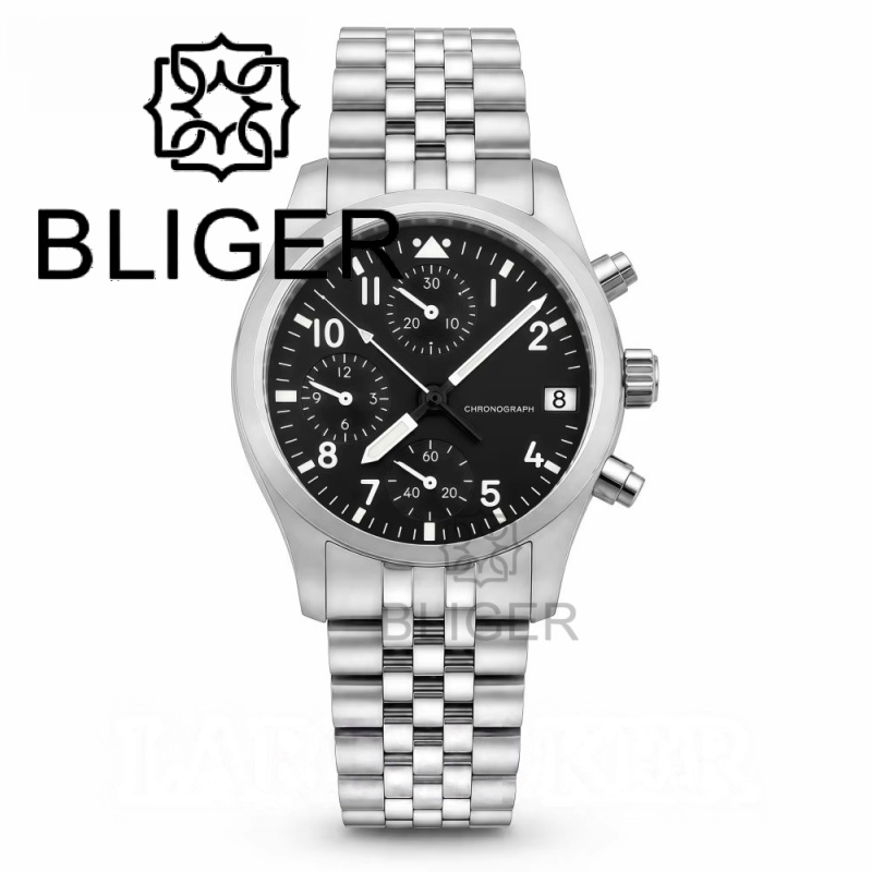 ساعة BLIGER سوداء بالكامل بتصم - مراجعة Jewelry For Watches وسعره