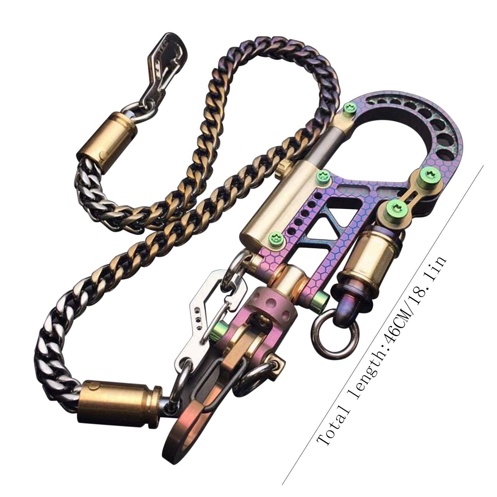 سلسلة المفاتيح بولت حلقة تسلق- - مراجعة Titanium Steel Ring وسعره