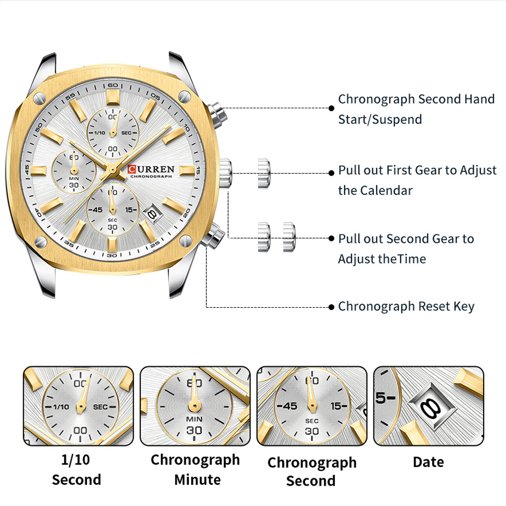 ساعة رياضية رجالية عصرية من CU - مراجعة Jewelry For Watches وسعره