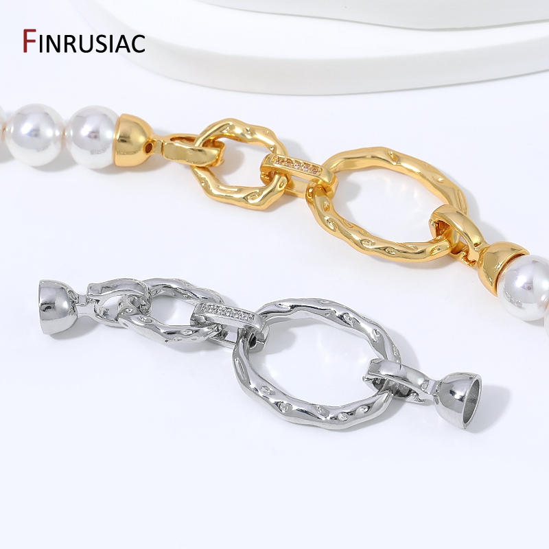 مشبك توصيل بيضاوي من النحاس ال - مراجعة Pearl Necklace وسعره