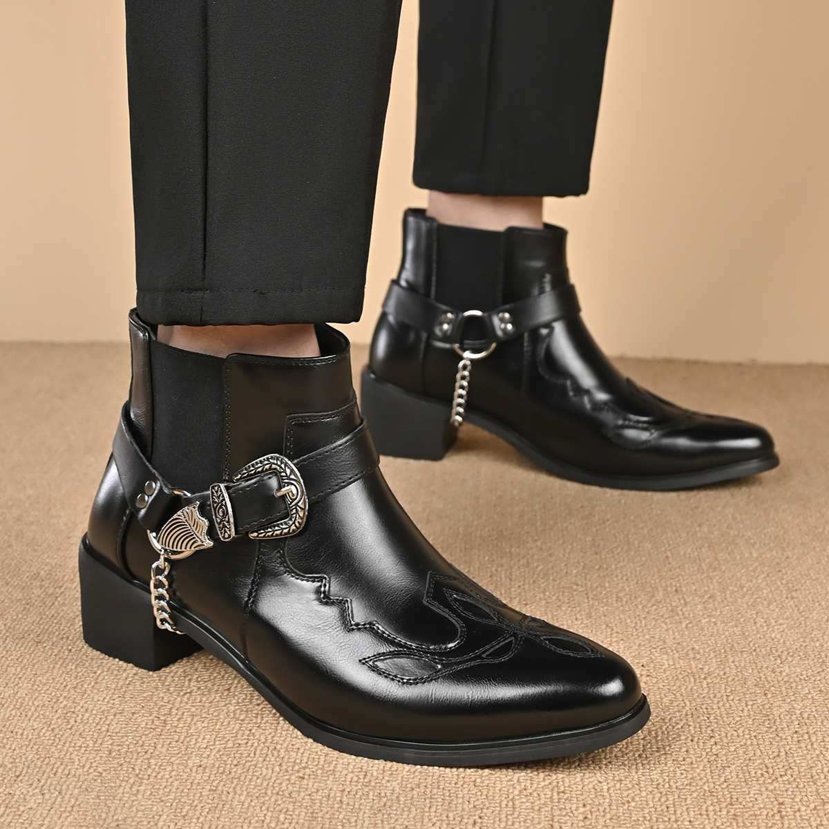 أحذية رجالية عصرية 2026: بوت ك - مراجعة Anklet Foot Chain وسعره