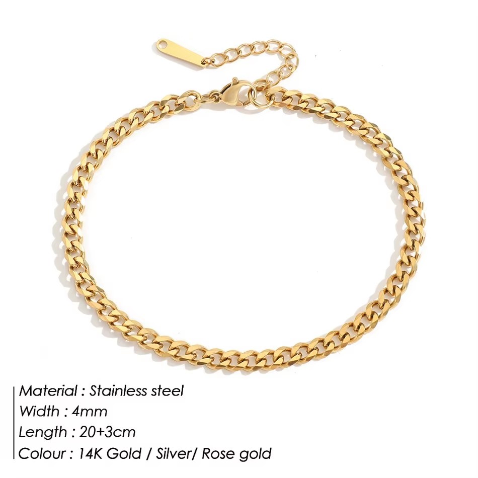 سلاسل كاحل من الفولاذ المقاوم  - مراجعة Anklet Foot Chain وسعره