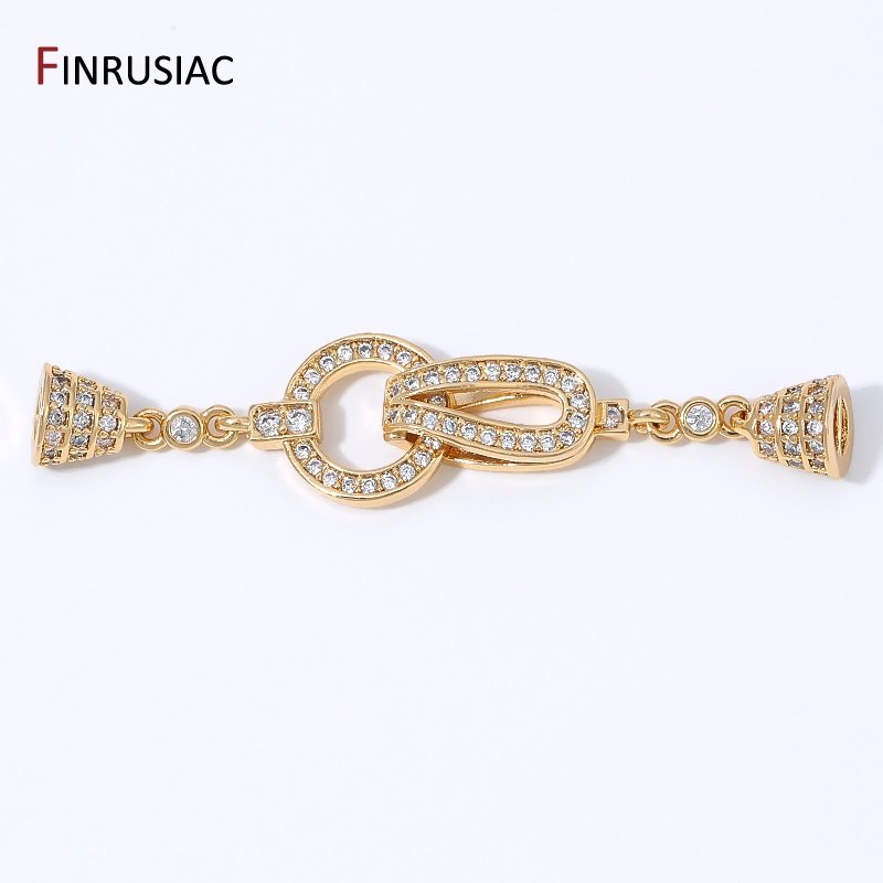 قفل طرفي من النحاس المطلي بالذ - مراجعة Pearl Necklace وسعره