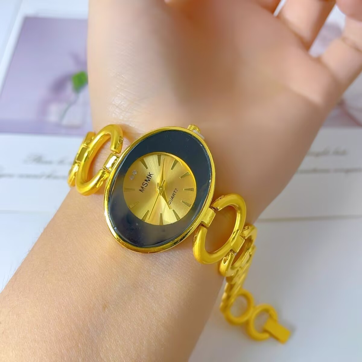ساعة أمريكية جديدة مطلية بالذه - مراجعة Jewelry For Watches وسعره