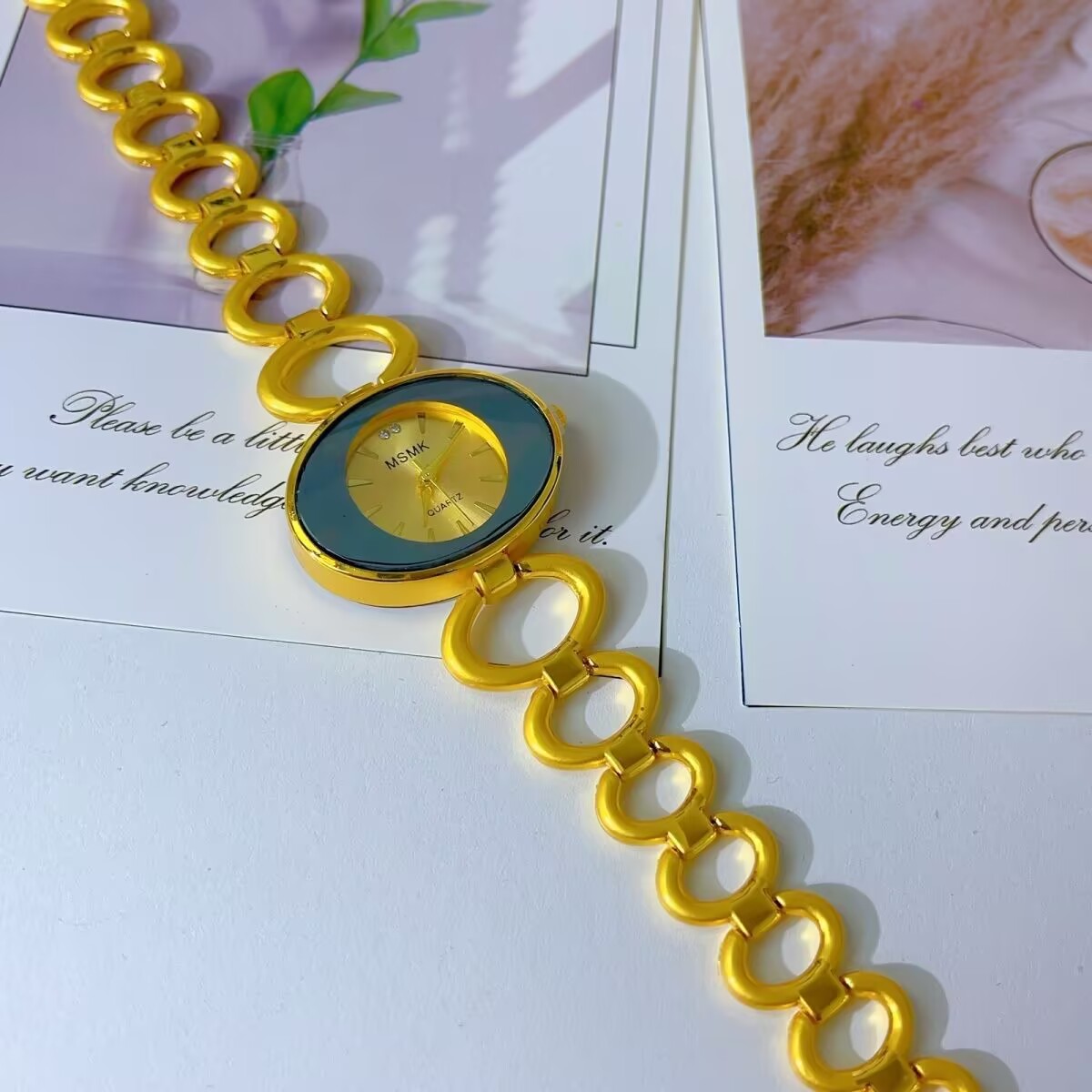 ساعة أمريكية جديدة مطلية بالذه - مراجعة Jewelry For Watches وسعره
