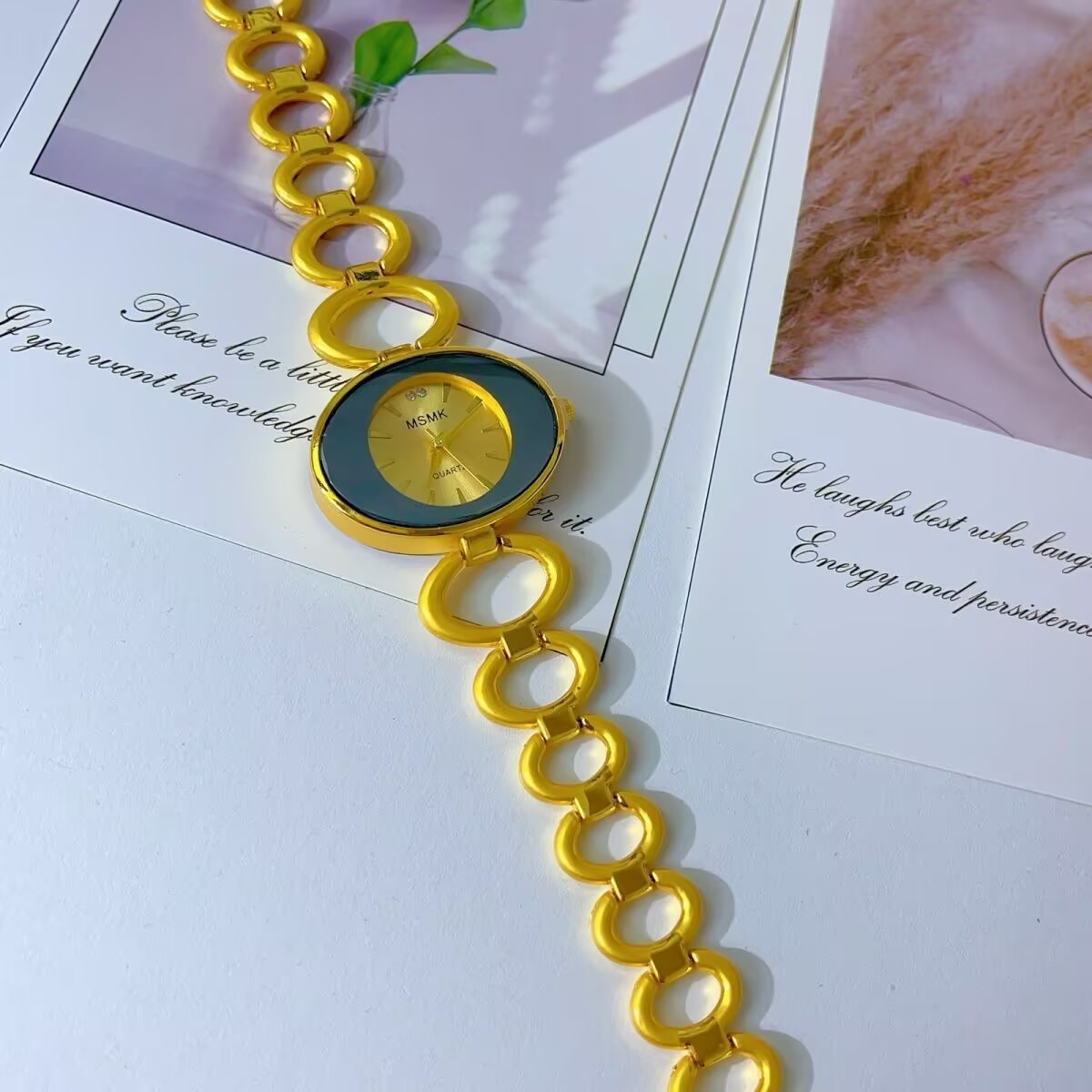 ساعة أمريكية جديدة مطلية بالذه - مراجعة Jewelry For Watches وسعره